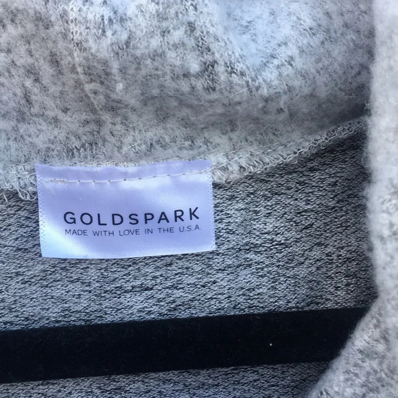 GOLDSPARK grey cowlneck tunic sweater - Picture 3 of 6